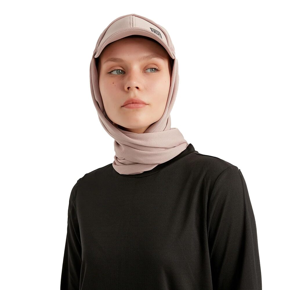 8196 Cap & Scarf 2-in-1 Head Beanies | Headwear Cap Hijab | Sport Athletic